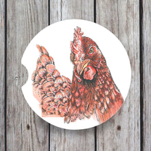 Load image into Gallery viewer, Chicken Car Coaster, Snarky Comments