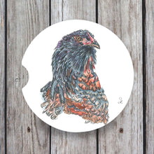 Load image into Gallery viewer, Chicken Car Coaster, Snarky Comments