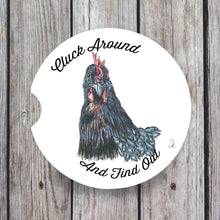 Load image into Gallery viewer, Chicken Car Coaster, Snarky Comments