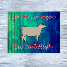 Load image into Gallery viewer, Show Cow Signs, Show Cattle Signs, Livestock Show Stall Signs