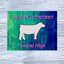 Load image into Gallery viewer, Stall Set up, County Fair Decorations, Show Cattle Signs