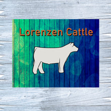 Load image into Gallery viewer, Show Steer Signs, Stall Signs Ideas, Cow Barn Stall Decoration Decor