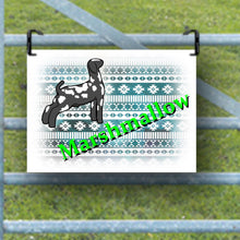 Load image into Gallery viewer, Add a personal touch to your goat's show pen with our custom metal nameplate! Each sign can be personalized with your goat's name and features a variety of fonts and goat types. This makes a fantastic gift for youth show participants. If you don’t see a design you love, feel free to reach out for assistance in creating the perfect sign for your show goat!