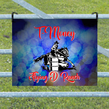 Load image into Gallery viewer, Custom metal sign for show pen with personalized name, farm, ranch, and animal details