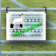 Load image into Gallery viewer, Show Pen with Personalized Signs: An organized show pen showcasing multiple custom sheep name signs, adding a professional touch to the display.