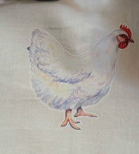 Load image into Gallery viewer, Chicken Tea Towel | 100% Cotton Farmhouse Kitchen Decor