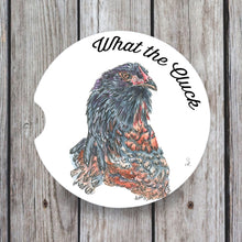 Load image into Gallery viewer, Chicken Car Coaster, Snarky Comments

