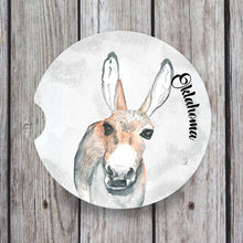 Load image into Gallery viewer, Custom donkey car coaster with personalized name
