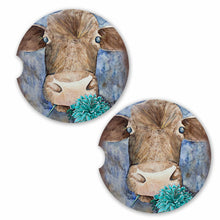 Load image into Gallery viewer, Absorbent Car Coasters Set of 2
