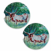 Load image into Gallery viewer, Absorbent Car Coasters Set of 2
