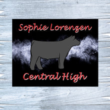 Load image into Gallery viewer,  Show Steer Signs, Stall Signs Ideas, Cow Barn Stall Decoration Decor
