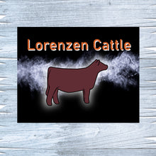 Load image into Gallery viewer, Stall Set up, County Fair Decorations, Show Cattle Signs
