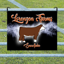 Load image into Gallery viewer, Show Cow Signs, Show Cattle Signs, Livestock Show Stall Signs, Farm Sign, Ranch Sign
