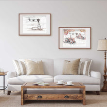 Load image into Gallery viewer, Wall Decor Farmhouse Tractor Barn Windmill Watercolor Painting Print 
