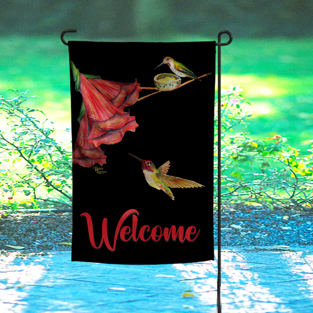 Bring the beauty of the countryside to your yard with this 12x18-inch double-sided garden flag from Lorenzen Farm in Oklahoma. Perfect for gifting or keeping for yourself!