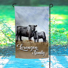 Load image into Gallery viewer, Bring the beauty of the southern countryside to your yard with this hand-painted watercolor-style garden flag from Lorenzen Farm in Oklahoma. Double-sided design ensures it can be admired from any angle. Ideal size for any garden space!
