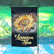 Load image into Gallery viewer,  Bring the beauty of the southern countryside to your yard with this hand-painted watercolor-style garden flag from Lorenzen Farm in Oklahoma. Double-sided design ensures it can be admired from any angle. Ideal size for any garden space!
