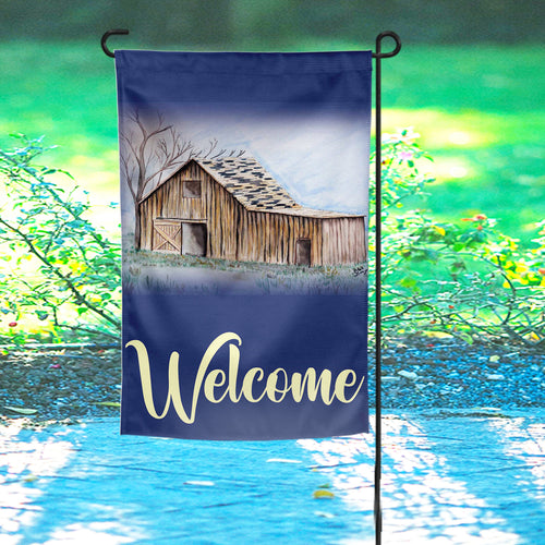 Add a touch of southern charm to your yard with this handcrafted watercolor-style garden flag from Lorenzen Farm in Oklahoma. Measures 12x18 inches and fits most flagpoles. Perfect for refreshing your garden decor!