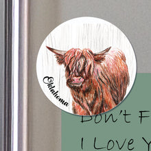 Load image into Gallery viewer, Highlander Cow  Magnet
