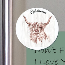 Load image into Gallery viewer, Highlander Cow  Magnet
