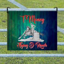 Load image into Gallery viewer, Personalized metal sign for livestock show pens, custom-made with vibrant designs.
