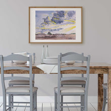 Load image into Gallery viewer, Plowing At Sunset Wal Art Print
