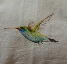 Load image into Gallery viewer, Humming Bird Tea Towel | 100% Cotton Farmhouse Kitchen Decor
