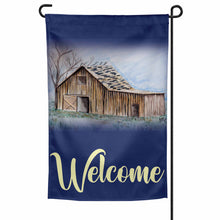 Load image into Gallery viewer, &quot;Double-Sided Watercolor Flag - Bring Vibrancy to Your Outdoor Space&quot;
